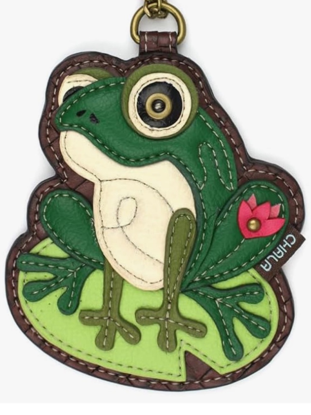 Chala Frog COIN POUCH BAG charm key chain NWT